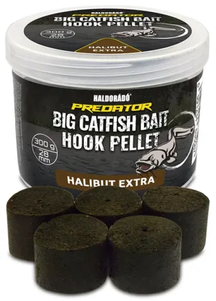 Haldorádó Pelety Catfish Bait Hook Pellet 300g 28mm Halibut Extra (HD35067)