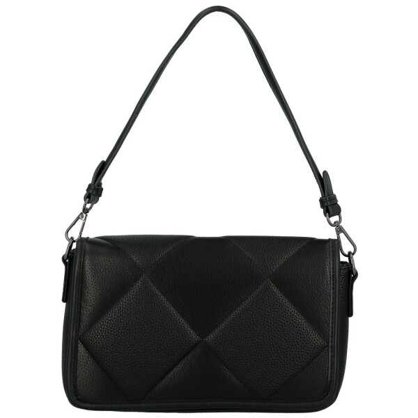 Módní dámská koženková kabelka na rameno Vanya, černá