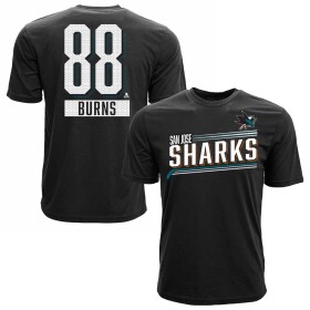 Levelwear Pánské Tričko San Jose Sharks Brent Burns #88 Icing Name and Number Velikost: XL