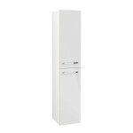 VILLEROY & BOCH - Avento Skříňka vysoká, 35x176x37 cm, 2 dvířka, Crystal White A89400B4