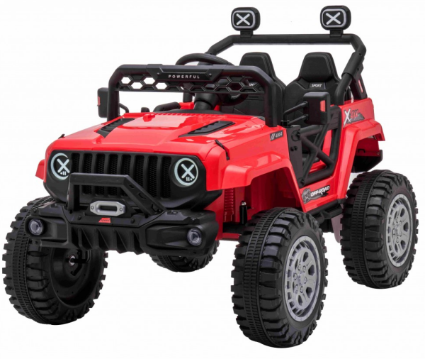 Mamido Elektrické autíčko jeep Off-road Speed 4x4 červené