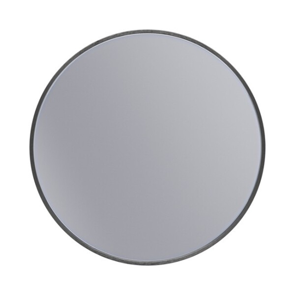 Erga Round, kulaté zrcadlo 50cm, černý rám, ERG-V01-ROUND-5050-BK