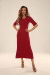 Šaty/Blouse De Lafense 054 Sienna kr/r S-2XL ČOKOLÁDA XXL
