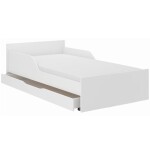 DumDekorace Univerzální dětská postel v klasické bílé barvě 180 x 90 cm