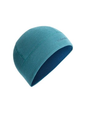 Unisex merino čepice ICEBREAKER 260 Waffle Knit Rever Beanie, Topaz/Atlantis univerzální