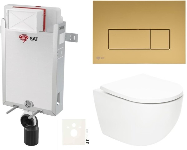 Závěsný WC set k zazdění SAT Fusion SIKOSZTORFUGM SIKOSZTORFUGM
