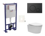 Cenově zvýhodněný závěsný WC set SAT do lehkých stěn / předstěnová montáž + WC SAT Brevis SIKOSSBR68 SIKOSSBR68