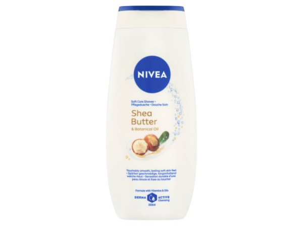 Nivea Shea Butter & Botanical Oil pečující sprchový gel 250 ml