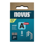 Novus tenké, drátové sponky typ A, 53 F/8 mm, Super Hard, 1800 ks