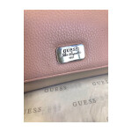 Outlet - GUESS peněženka Greenville Color-Blocked Slim blush multi Béžová