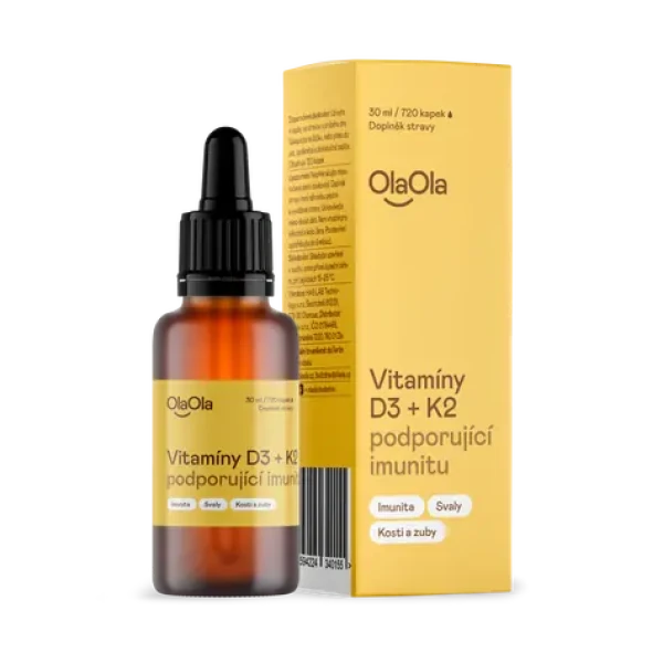 OlaOla Vitamíny D3 + K2 30 ml / kapky (120034)