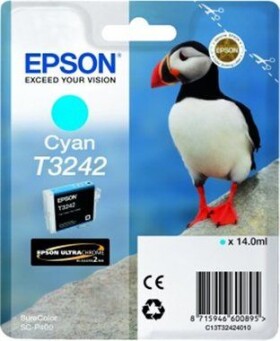Epson originální cartridge T3242 / SureColor SC-P400 / 14ml / modrá (C13T32424010)