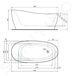 Kielle - Arkas I Zrcadlová skříňka s LED osvětlením, vyhříváním a USB portem, 80x70x13 cm, matná černá 50111814