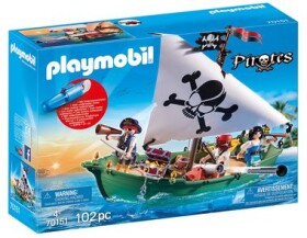 Playmobil 70151 Pirátská loď s motorem