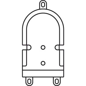 Siedle 200029839-00 příslušenství domovní telefon montážní příslušenství černá