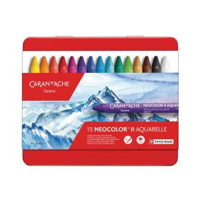 Caran D'ache Neocolor II Aquarelle sada 15 barev