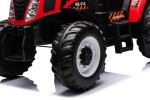 Mamido Dětský elektrický traktor MX-616 s kabinou 12V | 2x45W červený