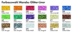 Glitter liner Marabu 25 ml - zelená kiwi 561