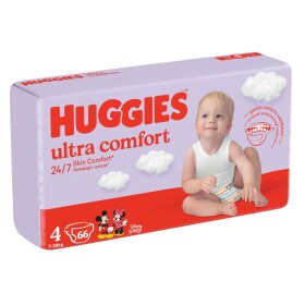 Huggies Ultra Comfort Mega 4, 7-18 kg, 66 ks
