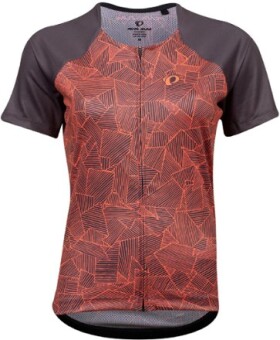 Cyklistický dres Pearl izumi W CANYON Graphic Jersey Phantom/Fiery Coral Lucent Velikost: M