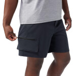 Pánské merino kraťasy SMARTWOOL Men's Merino 7" Cargo Hike Short, Black velikost: M