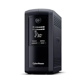 CyberPower VP1000ELCD černá / Záložní zdroj UPS / 1000 VA / 550 W / LCD displej / 4x zásuvka / USB (VP1000ELCD)