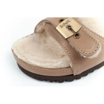 Scholl Iconic MEG Taupe W F303171062 dámské žabky 38