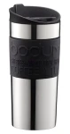 Bodum Travel Mug SS černá / Termohrnek / nerezová ocel / 0,35 l