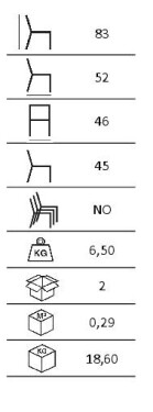 NábytekProNás Designová židle Ariel 112 masiv VARIANTA PROVEDENÍ: