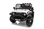 Mamido Elektrické autíčko Speed Offroad bílé | 4x45W | EVA kola | 12V 7Ah | EKO kůže