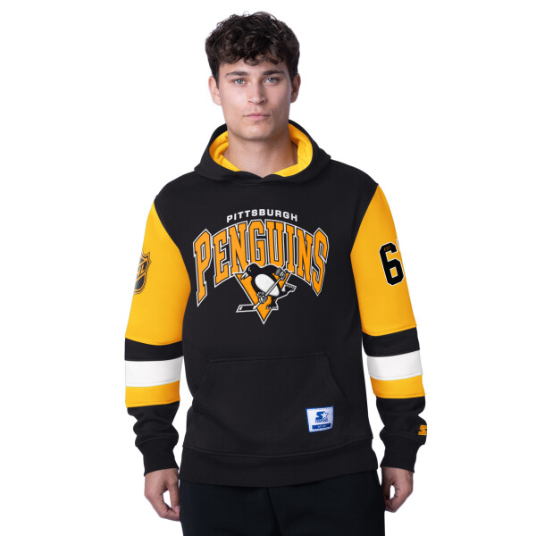 Starter Pánská Mikina Pittsburgh Penguins END ZONE Fleece Hoodie Velikost: