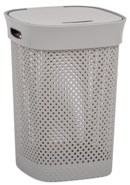 DEA HOME Koš na špinavé prádlo WOOLLY 50 L - šedá / antracit