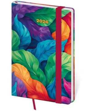Kapesní diář 2026 Vario Tropical s gumičkou