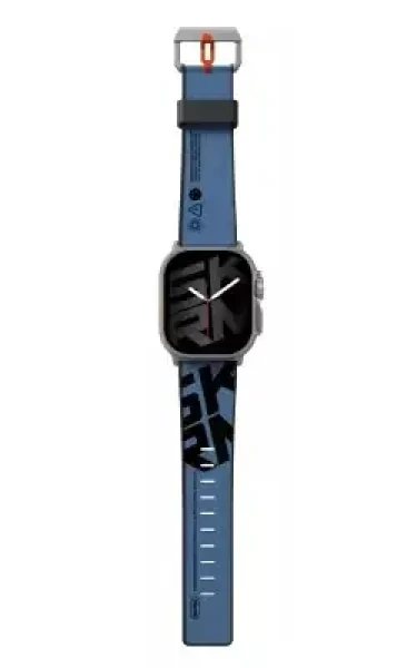 SKINARMA SPUNK řemínek pro Apple Watch Ultra 49 mm Apple Watch 45/44/42 mm modrá (8886461243611)