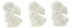 Dílky z polystyrenu zajíčci 7 cm (3 ks)