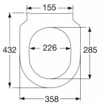 VILLEROY & BOCH - Subway WC sedátko SlimSeat, SoftClosing, QuickRelease, alpská bílá 9M65S101