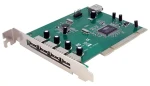 StarTech PCI karta 7 portů USB 2.0 / Řadič / PCI/PCI-X / čipset VIA VT6212 (PCIUSB7)