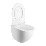 OMNIRES - OTTAWA COMFORT Závěsná mísa SILENT POWER™ sedátko SOFT, 54 x 37 cm, bílé matná OTTAWACSPMWBM