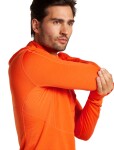 ICEBREAKER M 200 Realfleece Descender LS Zip Hoodie, Blaze velikost: M