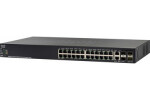 Cisco SG550X-24MPP / Gigabit Switch / 24x RJ-45 / 2x SFP+ / 2x combo 10 Gbit SFP+ / USB / PoE / QoS / VLAN (SG550X-24MPP-K9-EU)