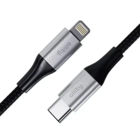 Allity AUC-01 Datový kabel USB-C/Lightning 1m 27W černá (DATUSBC27WALLBK)