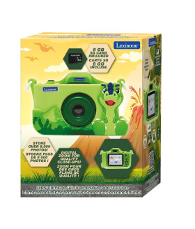 Lexibook dětský fotoaparát s 3D krytem Dinosaurus - Alltoys Lexibook