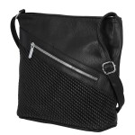 Trendy dámská crossbody kabelka Suli, černá
