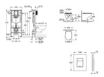 GROHE - Rapid SL Set předstěnové instalace, klozetu, sedátka SoftClose a tlačítka Skate Cosmopolitan, kartáčovaná nerezová ocel SANI11BB2115