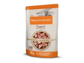 Nature´s variety original pro kočky s kuřecím a husou 70g / Kapsička pro kočky (8410650278117)