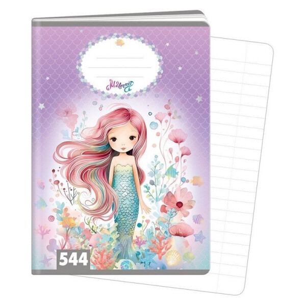 Sešit A5, 40 listů, typ 544 Mermaid