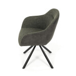 Jídelní židle, zelená, látka, DCH-Y1143 GRN2