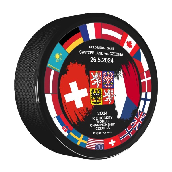 Puk Ice Hockey World Championship Czechia MS 2024 Dueling 26.5.2024 Switzerland vs. Czechia Signature edition