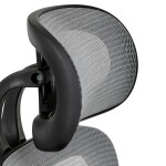 Kancelářská židle, šedá síťovina, černý plast, kolečka na tvrdé podlahy