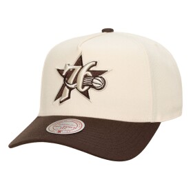 Mitchell & Ness Pánská kšiltovka Philadelphia 76ers NBA Brown and Cream Pro Snapback Hardwood Classics